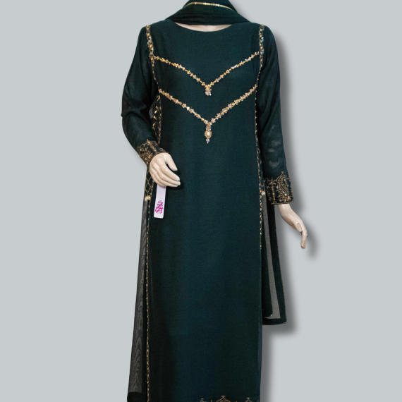 Long Straight Cut Khaadi Net