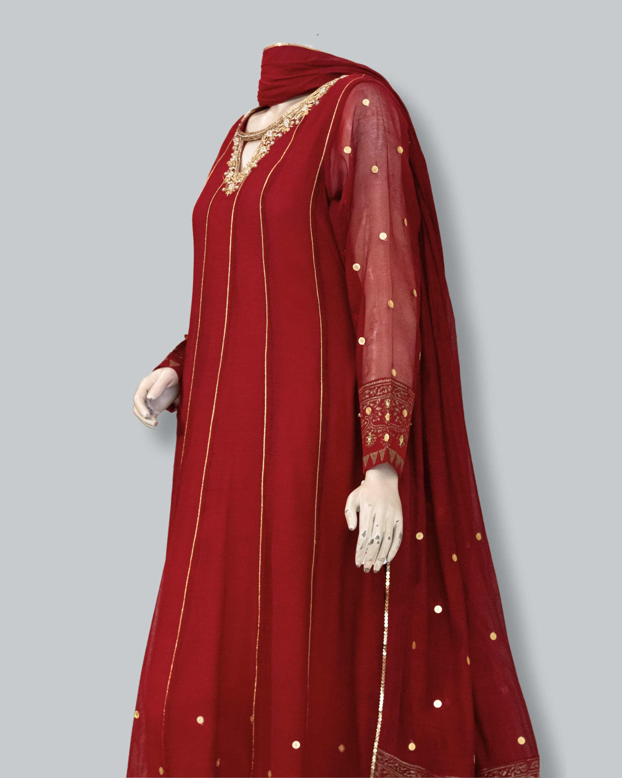 Long Maxi Khaadi Net - Image 3