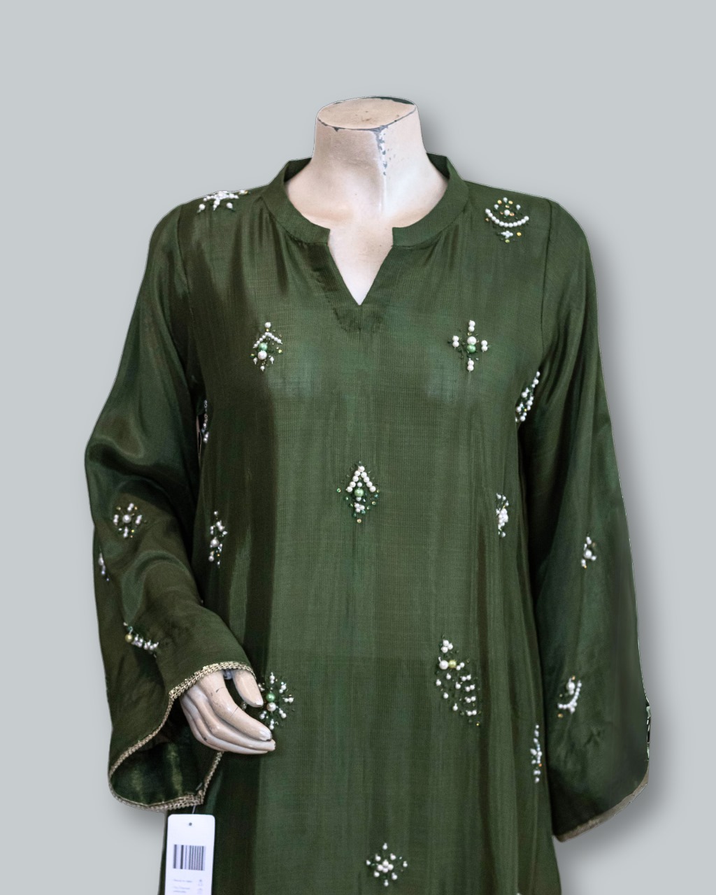 Bubbles Style Raw Silk